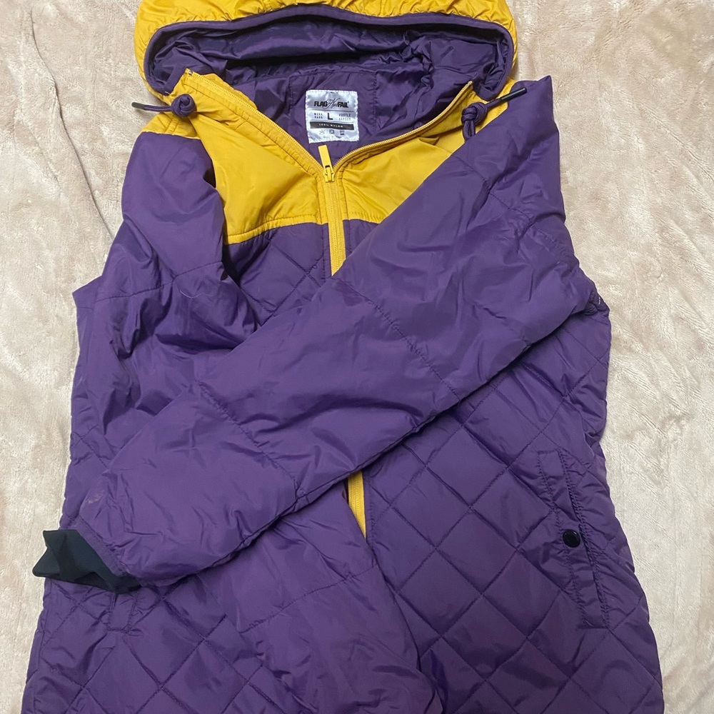 Flag nor fail quilted jacket